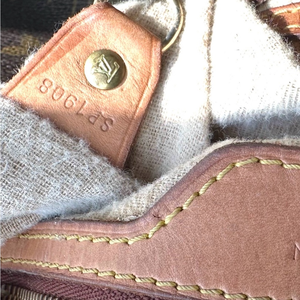 Louis Vuitton Brown Monogram Shoulder Bag - Picture 9 of 10